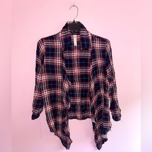Aeropostale Blue and Red Flannel